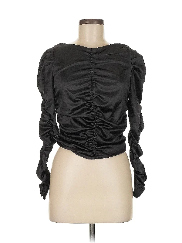 Long Sleeve Blouse Casual Button Blouse
