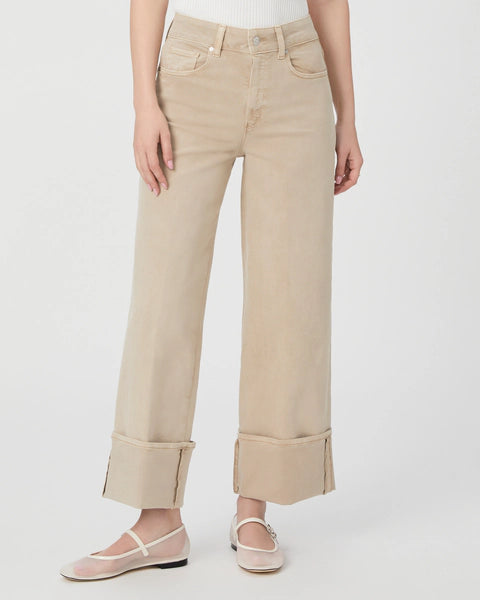 Sasha Wide Cuff Pant Comfortable Denim Trousers