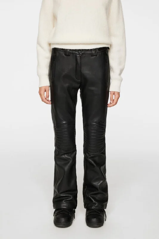 Stanford Leather Pant Classic Cropped Pants