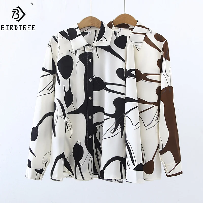Women Shirts New Spring Girls Loose Abstrict Printing Long Sleeve Autumn Blouses All Match Tops European Style T25406N Cotton Casual Blouse Women Shirts New Spring Girls Loose Abstrict Printing Long Sleeve Autumn Blouses All Match Tops European Style T25406N Cotton Casual Blouse