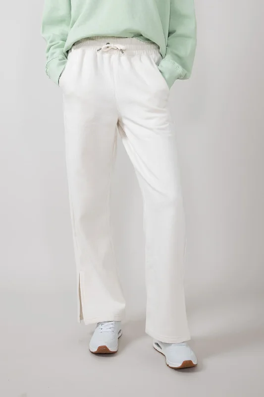 The North Face Evolution Pant for Women in White Dune | NF0A8900-QLI Fashionable Button-Up Pants