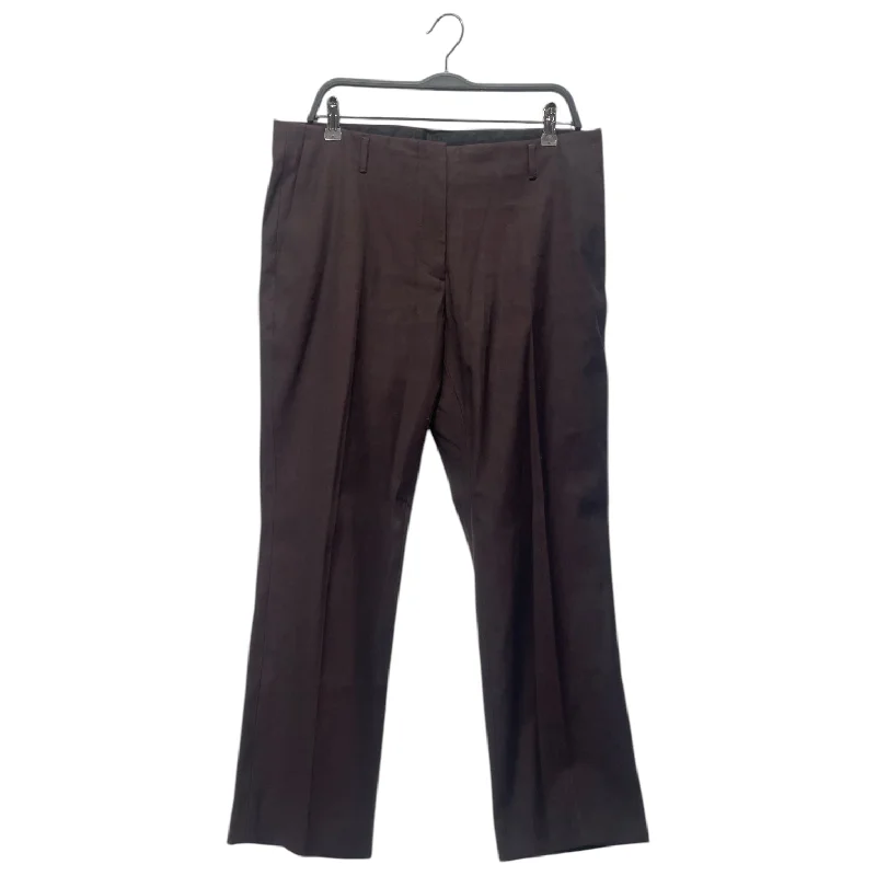 DRIES VAN NOTEN/Straight Pants/42/Cotton/BRW/ Elegant Palazzo Trousers