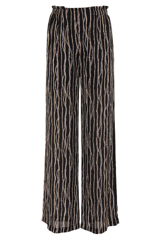 Printed Wide Leg Pant Comfortable Jogging Pants