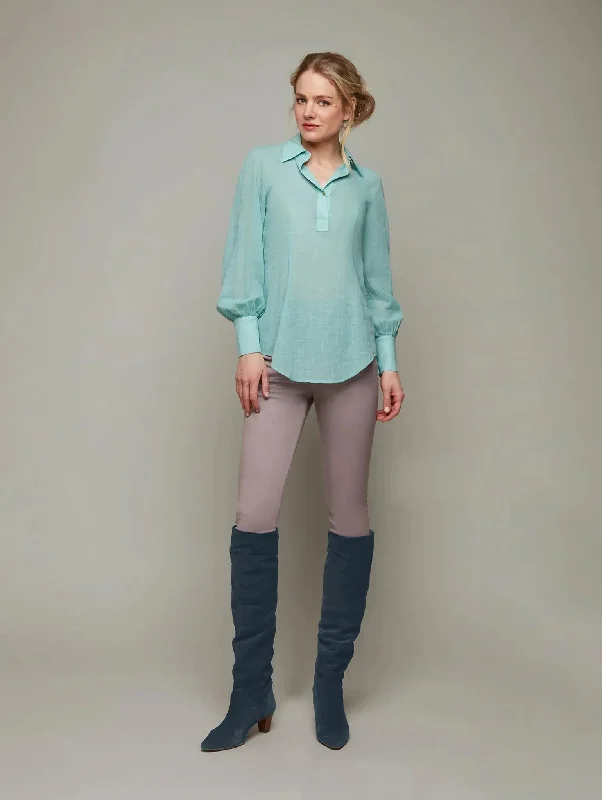 DUNE | Easy Fit Raglan Blouse High Neck Blouse