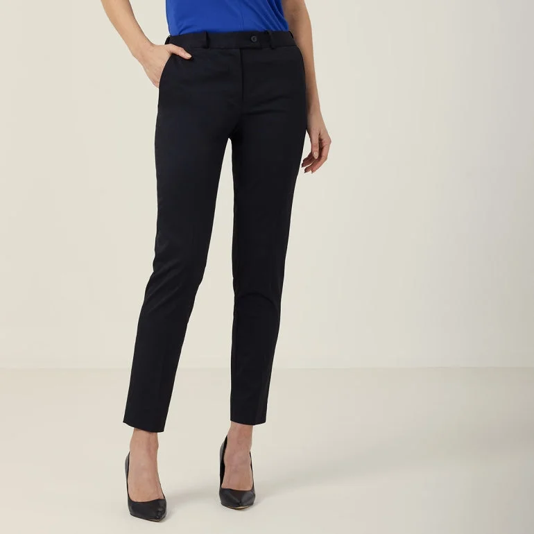 NNT Uniforms Slim Leg Secret Waist Pant Pv Stretch Twill (CAT3QC) Classic Bootcut Trousers