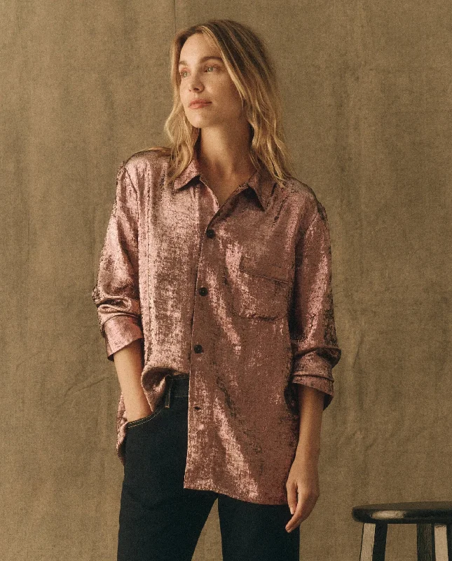 Blouse T1227b764 Lounge Rose-Gold Playful Puff Blouse