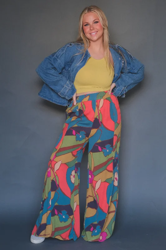 Sunlit Meadow Pants Casual Drawstring Pants