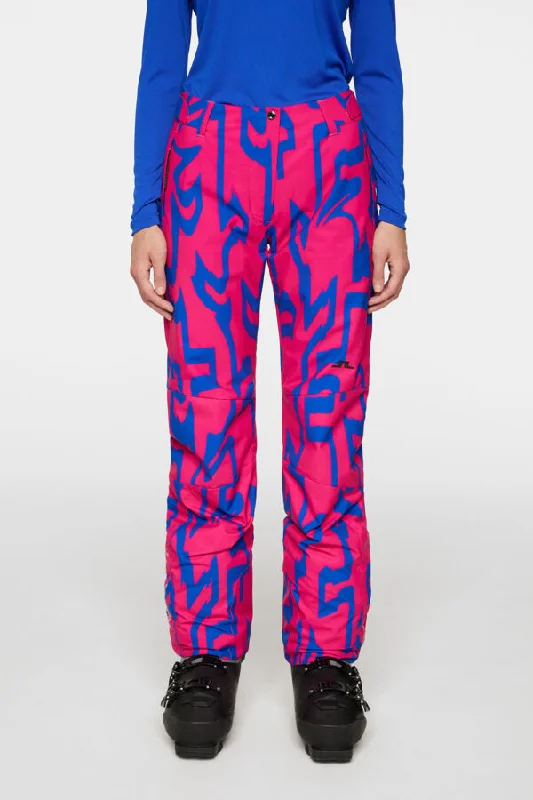 Pauline Print Pant Trendy Velvet Pants