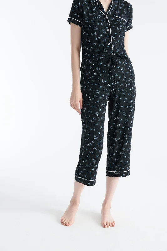 Anna Sui x Knix Boudoir Bouquet Sleep Pant Stylish Slim Trousers