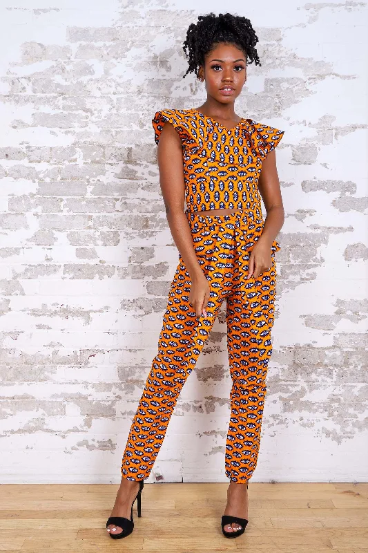 FALINA AFRICAN PRINT WOMEN'S PANT Relaxed Casual Leggings
