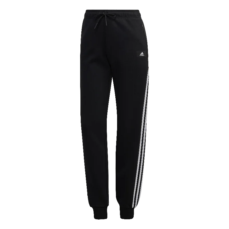 Women's Future Icons 3 Stripes Regular Pants (H57311) Soft Cotton Pants