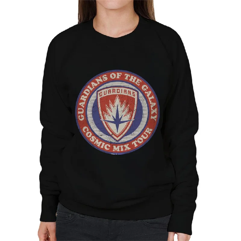 Marvel GOTG Badge Guardians Cosmic Mix Tour Women's Sweatshirt Hoodie with Strings Custom Fit Adjustable Marvel GOTG Badge Guardians Cosmic Mix Tour Women's Sweatshirt Hoodie with Strings Custom Fit Adjustable