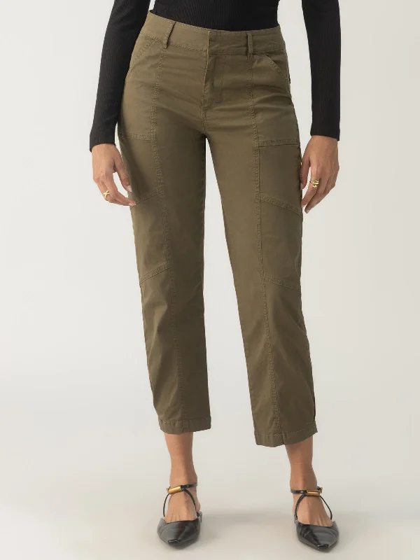Sahara Tapered Standard Rise Pant Burnt Olive Casual Drawstring Pants