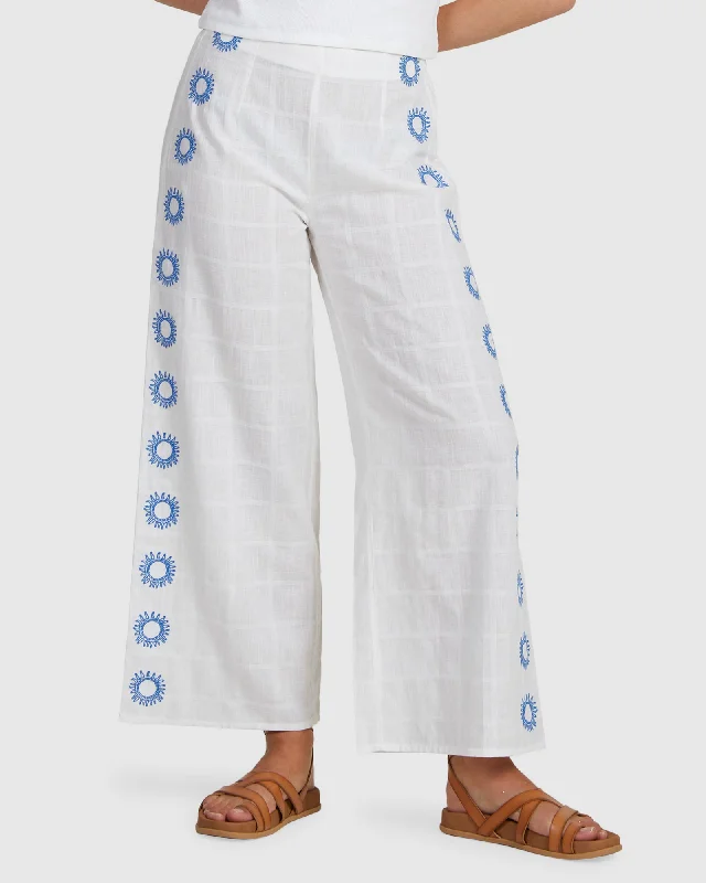 Womens Costa Del Sud Palazzo Pants Formal Stretch Pants