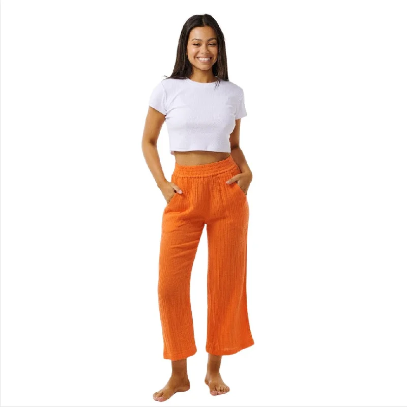 Rip Curl Premium Surf Beach Pant - Bright Orange Formal Wide-Leg Pants