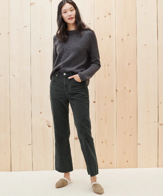 Loose Flare Pant Formal Linen Trousers