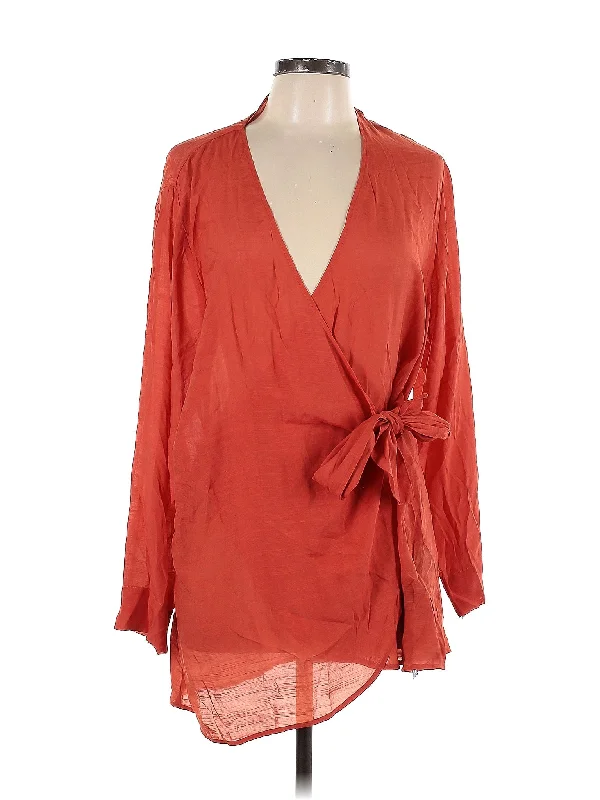3/4 Sleeve Blouse Elegant Silk Blouse