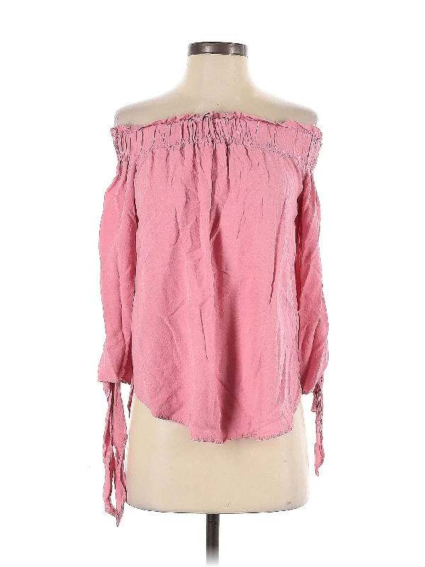 3/4 Sleeve Blouse Short Sleeve Blouse