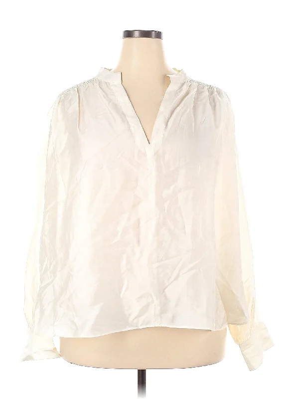 3/4 Sleeve Blouse Classic White Blouse