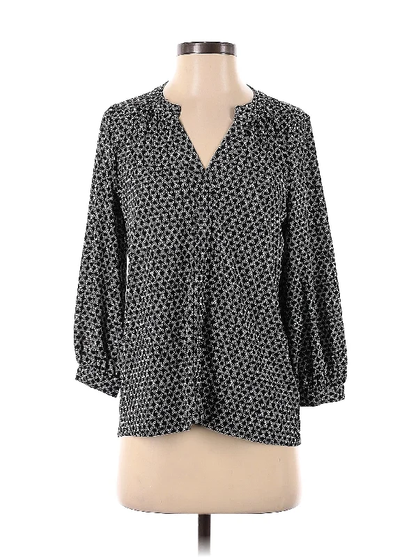 3/4 Sleeve Blouse Double Button Blouse