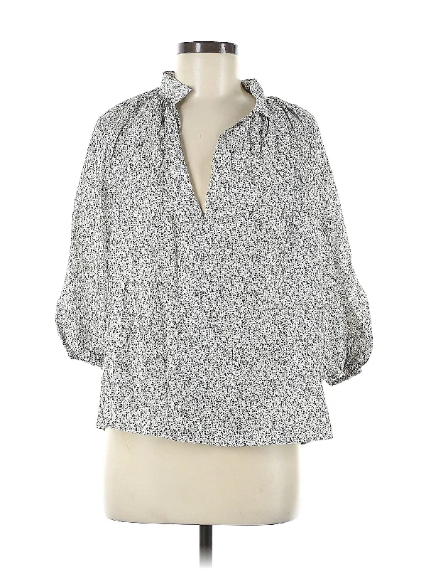 3/4 Sleeve Blouse Puff Sleeve Blouse