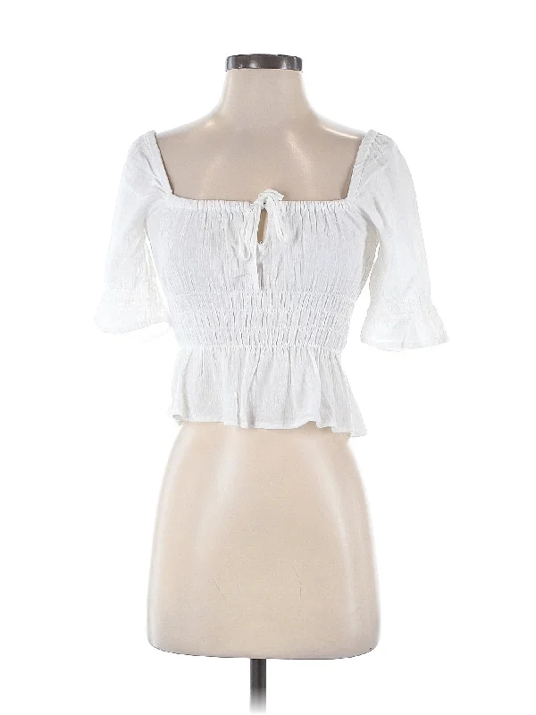 3/4 Sleeve Blouse Double Button Blouse