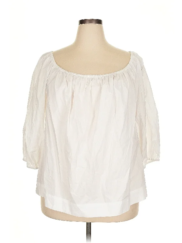 3/4 Sleeve Blouse Classic Striped Blouse