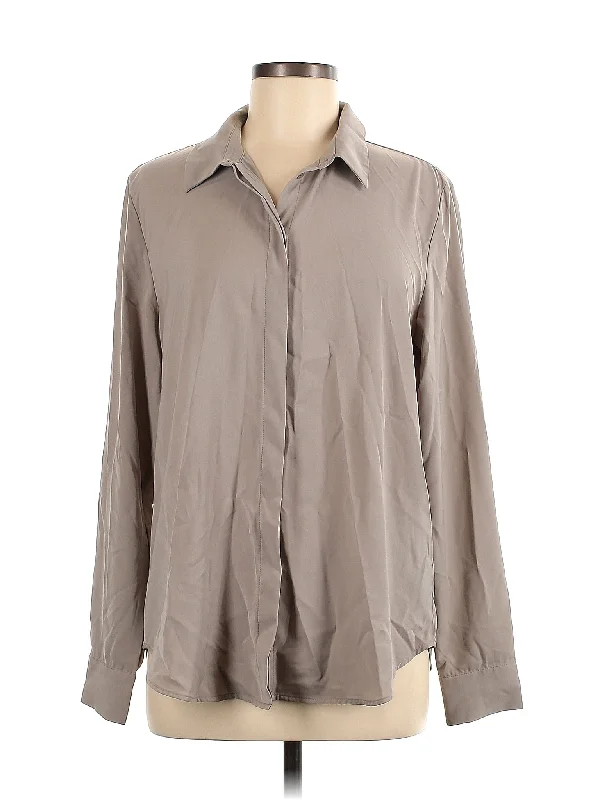 Long Sleeve Blouse Chic Off-Shoulder Blouse