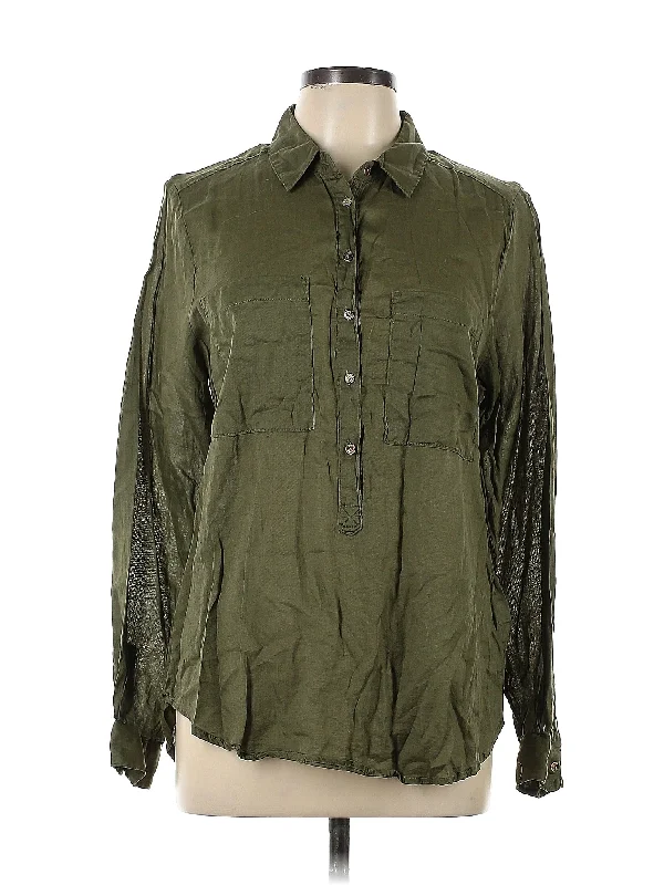 Long Sleeve Blouse Delicate Bow Blouse