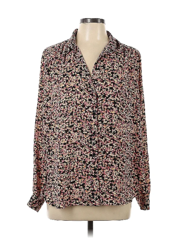 Long Sleeve Blouse Elegant Lace Blouse