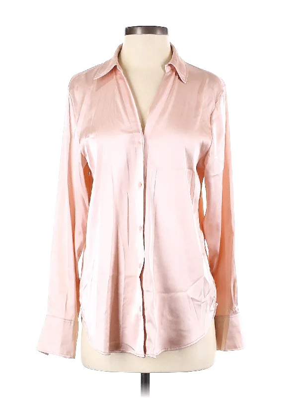 Long Sleeve Blouse Relaxed Fit Blouse