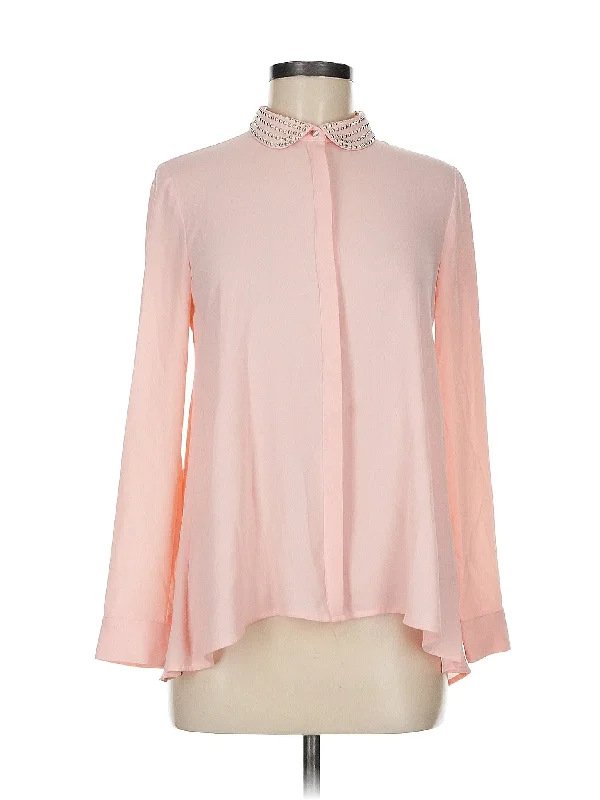 Long Sleeve Blouse Slim Fit Blouse