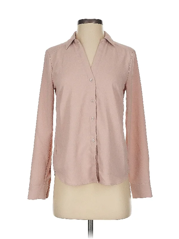 Long Sleeve Blouse Lightweight Linen Blouse