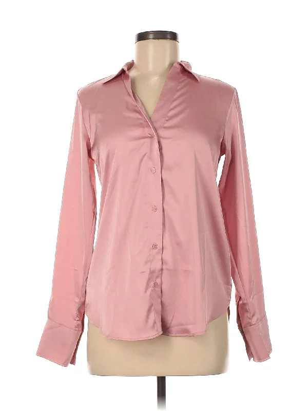 Long Sleeve Blouse Embroidered Floral Blouse