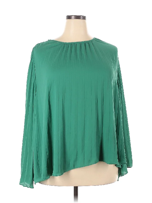Long Sleeve Blouse Satin Bow Blouse