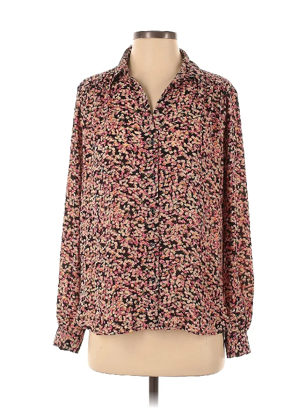 Long Sleeve Blouse Side Tie Blouse
