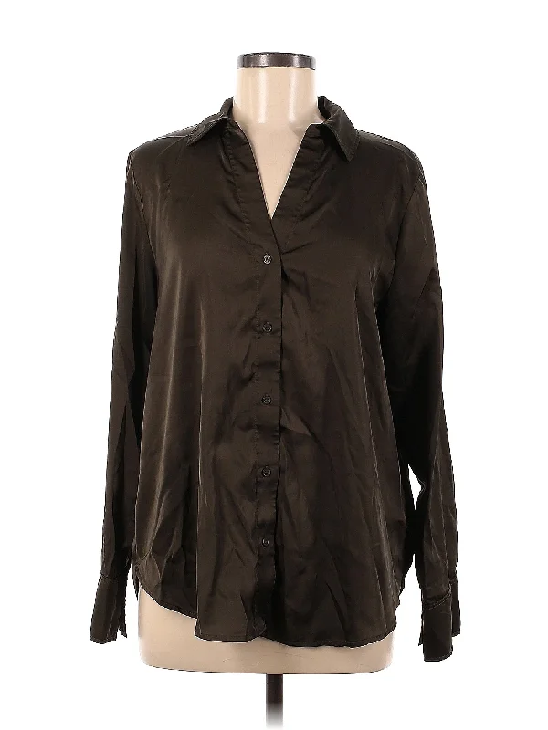 Long Sleeve Blouse Classic Minimalist Blouse