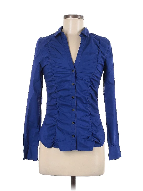 Long Sleeve Blouse Feminine Satin Blouse