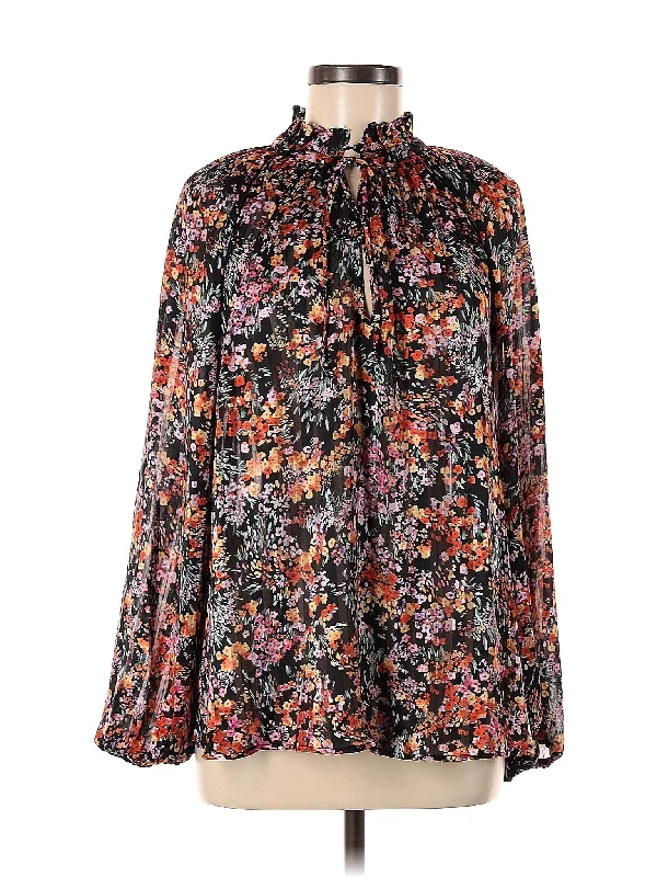 Long Sleeve Blouse Vintage Polka Blouse