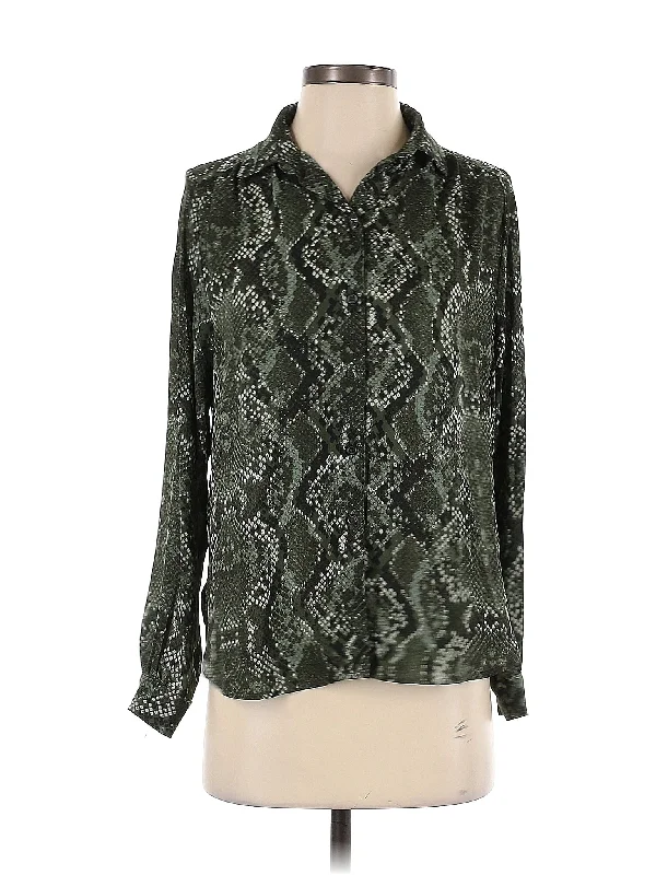 Long Sleeve Blouse Bell Sleeve Blouse
