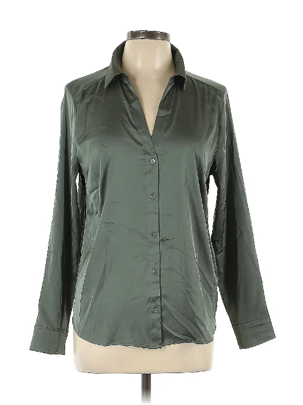 Long Sleeve Blouse Delicate Pleat Blouse
