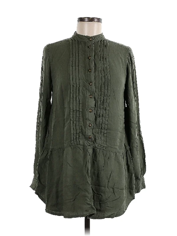 Long Sleeve Blouse Slim Fit Blouse