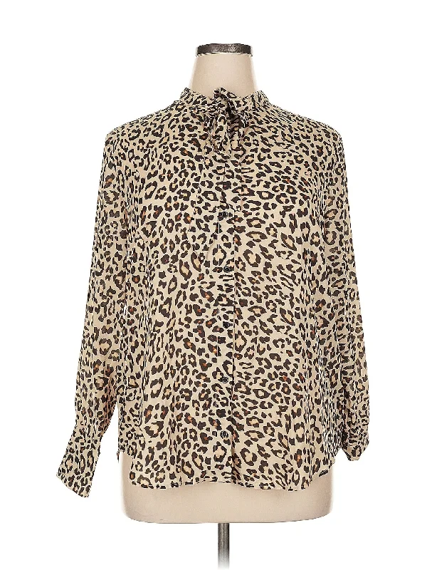 Long Sleeve Blouse Embroidered Cotton Blouse