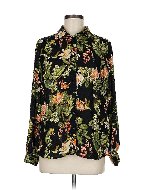 Long Sleeve Blouse Vintage Lace Blouse
