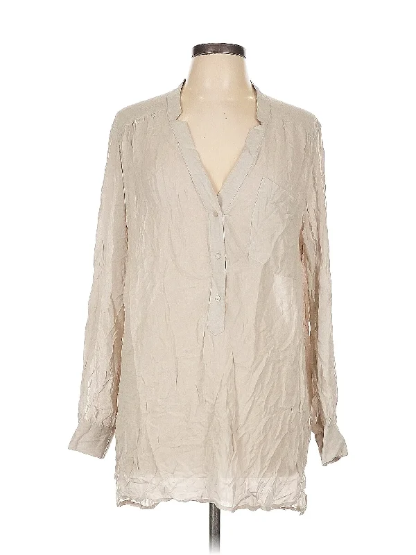 Long Sleeve Blouse Feminine Pastel Blouse