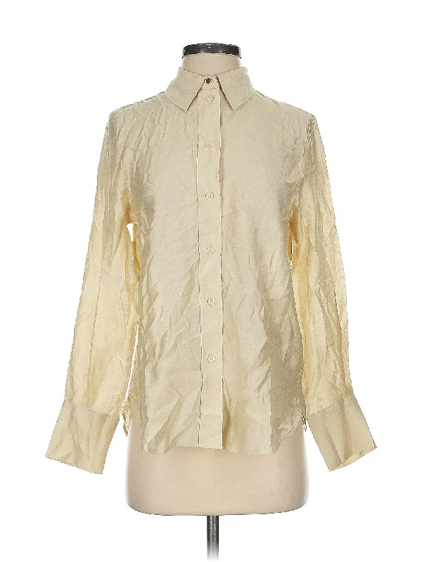 Long Sleeve Blouse Delicate Pleat Blouse