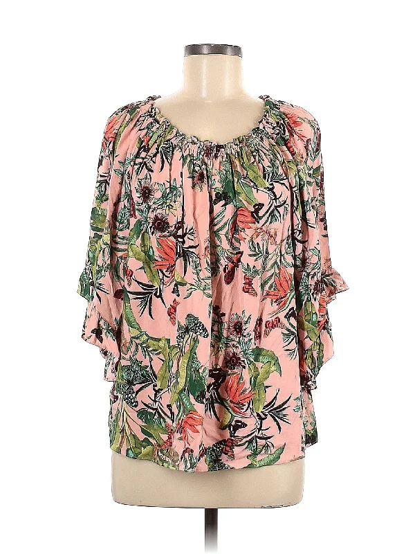 Short Sleeve Blouse Oversized Silk Blouse