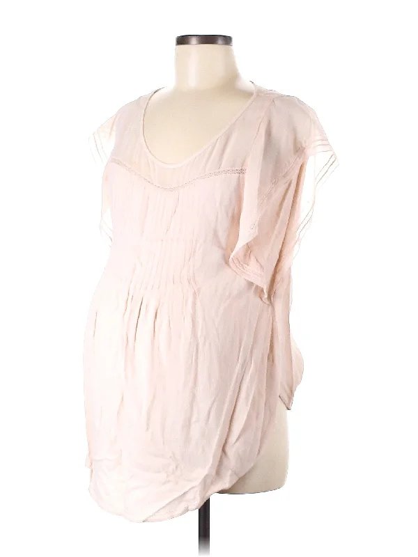 Short Sleeve Blouse Relaxed Fit Blouse