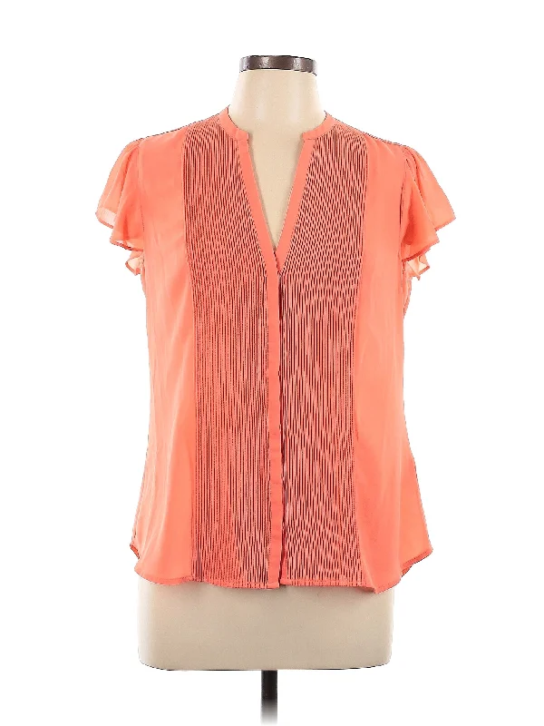 Short Sleeve Blouse Delicate Bow Blouse