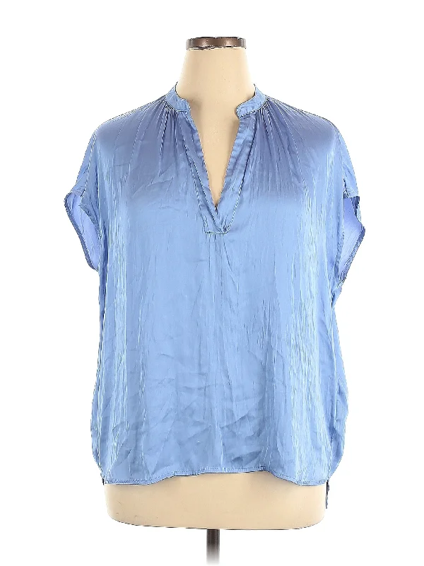 Short Sleeve Blouse Casual Relaxed Blouse